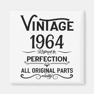 Personalisierte Vintage 60. Geburtstagsgeschenke s Magnet