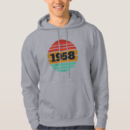 Personalisierte Vintage 65. Geburtstagsgeschenke Hoodie