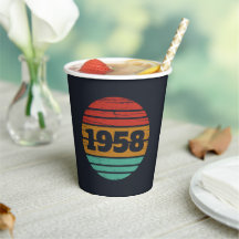 Personalisierte Vintage 65. Geburtstagsparty