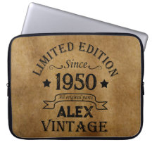 Personalisierte Vintage 75. Geburtstagsparty