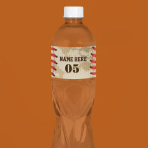 Personalisierte Vintage Baseballnummer Retro