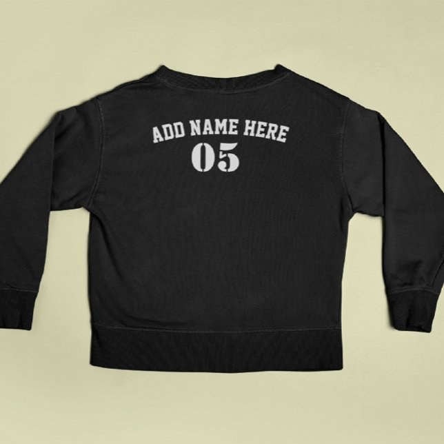 Personalisierte Vintage Baseballnummer Retro Sweatshirt (Von Creator hochgeladen)