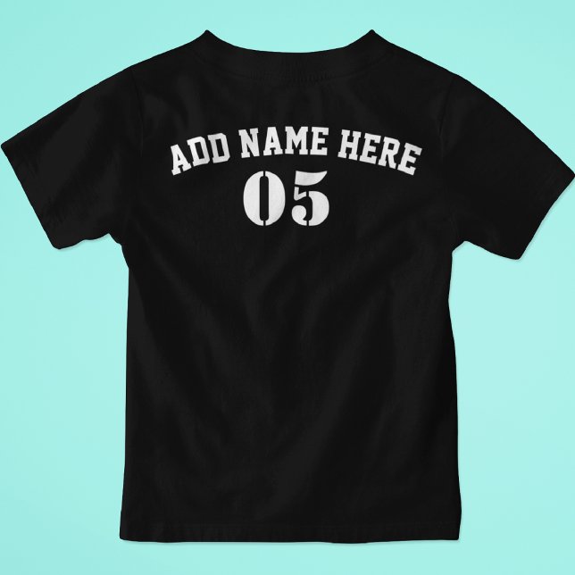 Personalisierte Vintage Baseballnummer Retro T-Shirt (Von Creator hochgeladen)