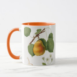 Personalisierte Vintage Birnenblütenfrucht Tasse