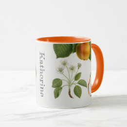 Personalisierte Vintage Birnenblütenfrucht Tasse