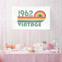 Personalisierte Vintage Geburtstagsgeschenke Banner