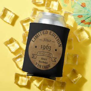 Personalisierte Vintage Geburtstagsgeschenke Dosenkühler