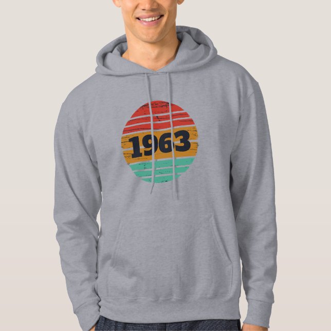 Personalisierte Vintage Geburtstagsgeschenke Hoodie (Vorderseite)
