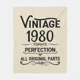 Personalisierte Vintage Geburtstagsgeschenke schwa Fleecedecke