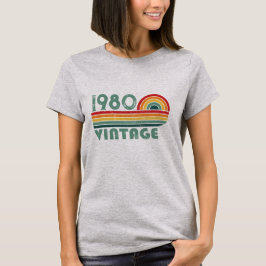 Personalisierte Vintage Geburtstagsgeschenke T-Shirt