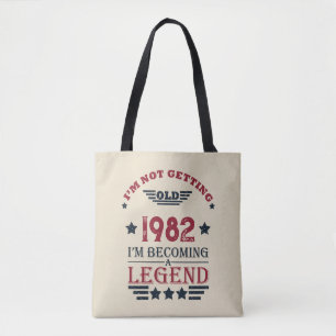 Personalisierte Vintage Geburtstagsgeschenke Tasche