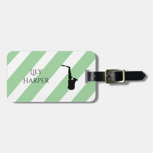 Personalisierte Vintage Geschenke für Gitarrist, M Gepäckanhänger