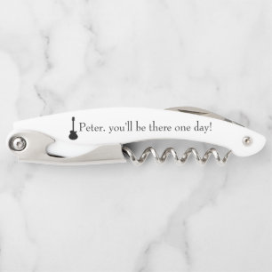 Personalisierte Vintage Geschenke für Gitarrist, M Kellnermesser