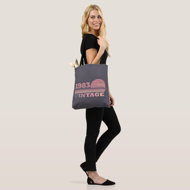 Personalisierte Vintage Geschenke zum 40. Geburtst Tasche (Am Model)