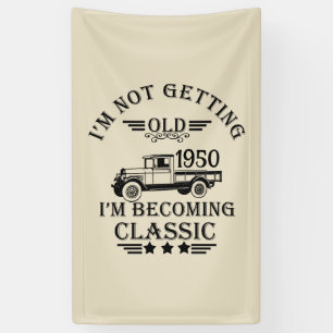 Personalisierte Vintage Geschenke zum 75. Geburtst Banner
