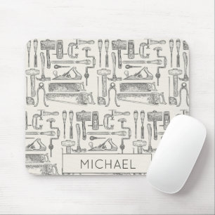 Personalisierte Vintage Handwerker Handyman Mousepad