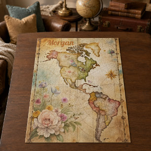 Personalisierte Vintage Karte