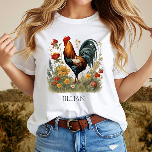 Personalisierte Vintage-Landschaft T-Shirt