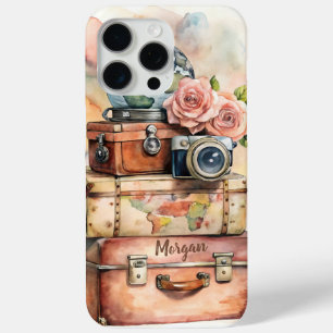 Personalisierte Vintage-Reise-Illustration Case-Mate iPhone Hülle