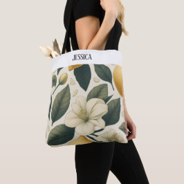 personalisierte Vintage-Zitronen-Tragetasche Tasche