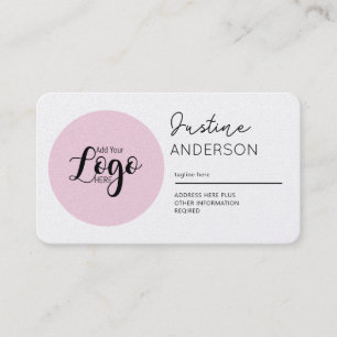 Personalisierte Visitenkarten mit Logo & Social Me Visitenkarte