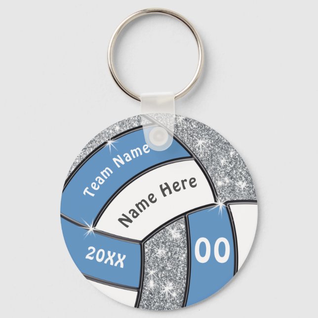 Personalisierte Volleyball-Gastgeschenke Geschenke Schlüsselanhänger (Vorderseite)
