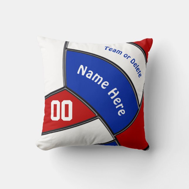 Personalisierte Volleyball-Geschenke für Spieler, Kissen (Vorderseite)