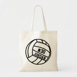 Personalisierte Volleyball-Spielernummer, Name, Te Tragetasche