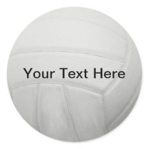 Personalisierte Volleyball-Sticker