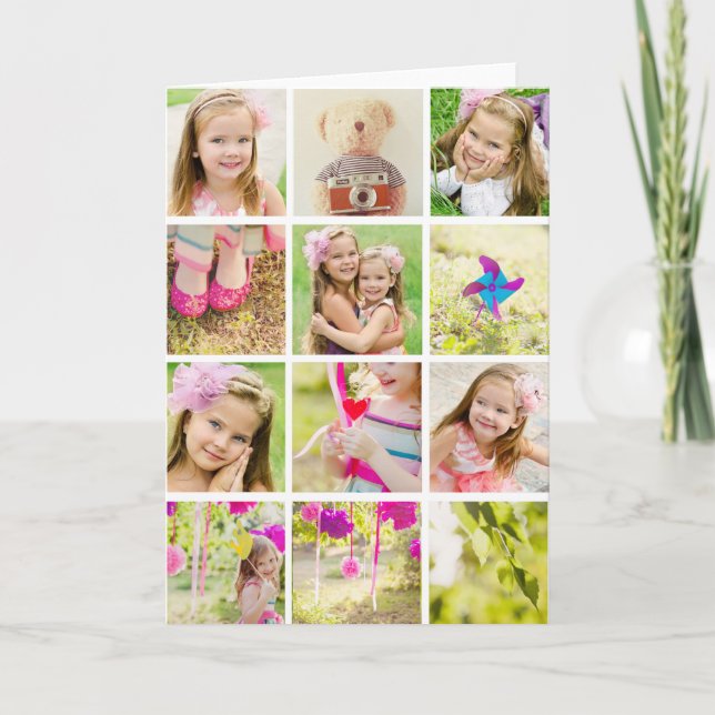 Personalisierte Vorlage für die FotoCollage (Vorderseite)