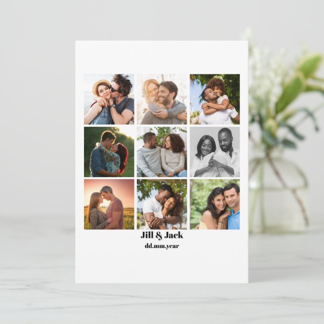 Personalisierte Vorlage für die FotoCollage für Pa (Stehend Vorderseite)