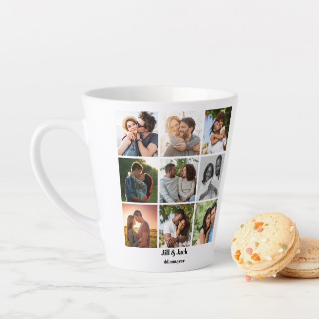 Personalisierte Vorlage für die FotoCollage für Pa Milchtasse (Beispiel)