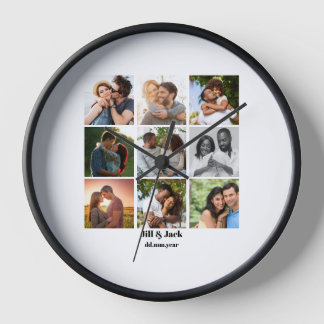 Personalisierte Vorlage für die FotoCollage für Pa Uhr