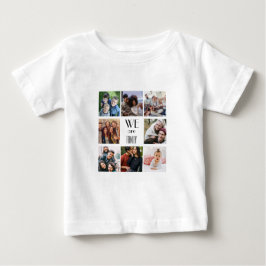 Personalisierte Vorlage "Wir sind Familie" Baby T-shirt