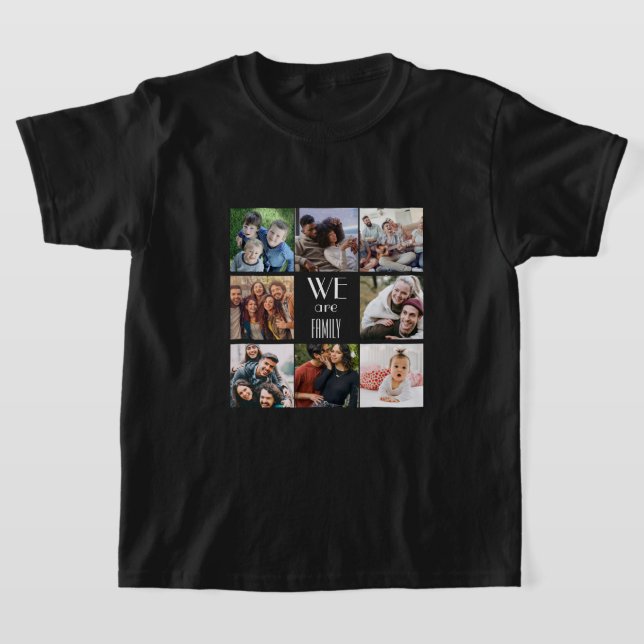 Personalisierte Vorlage "Wir sind Familie" T-Shirt (Ablage )