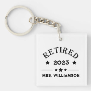Personalisierte Vorruhestandsgeschenk Schlüsselanhänger