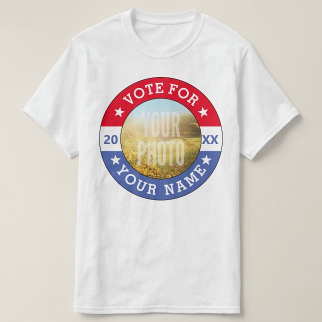 PERSONALISIERTE Wahl des FOTOS T-Shirt (Design vorne)