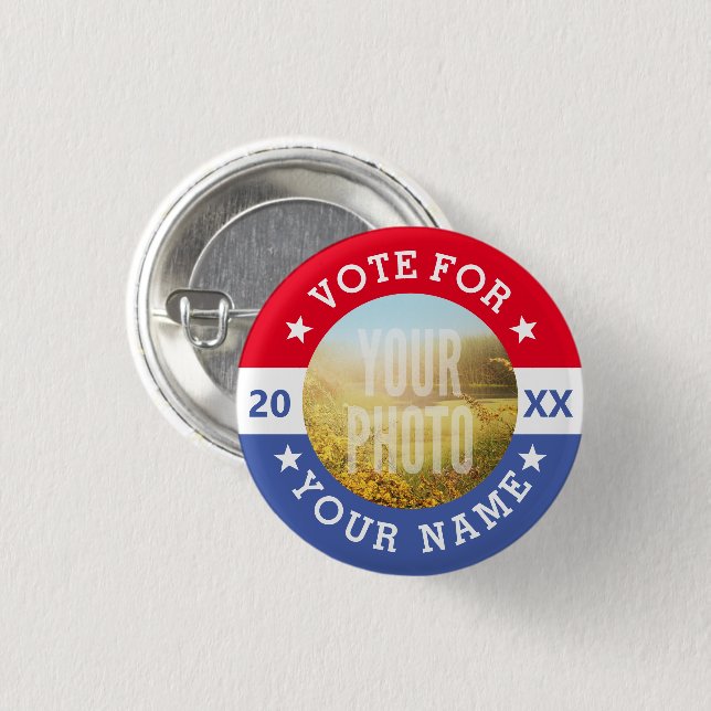 PERSONALISIERTE Wahltaste des FOTOS Button (Vorne & Hinten)
