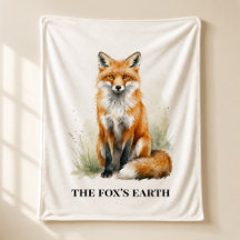Personalisierte Wald-Fuchs-Northwoods-Rückzugs-Kun