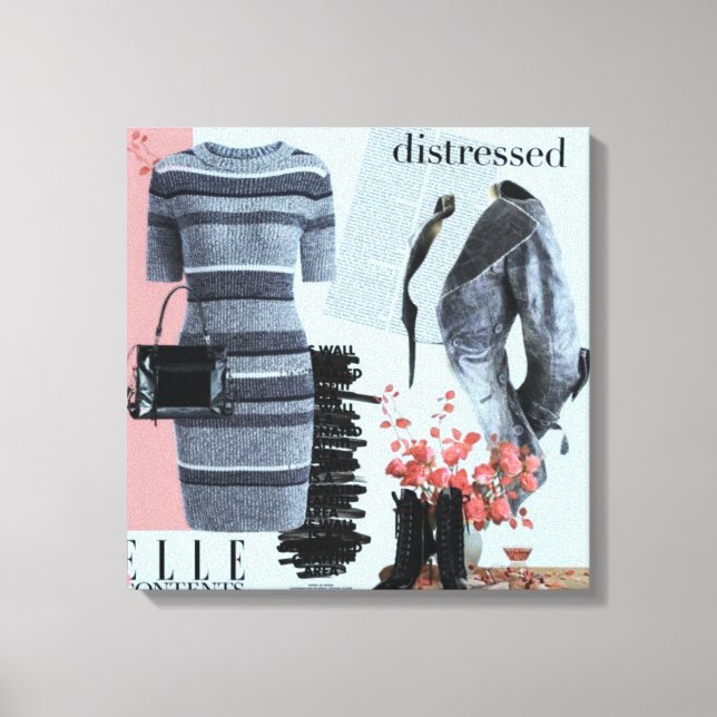 Personalisierte Wall Art: Geschenk der Liebe Leinwanddruck (Vorderseite)