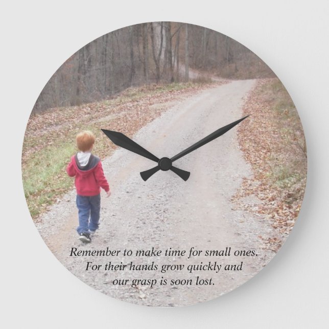 Personalisierte Wanduhr mit Ihren Fotos und Text (Vorderseite)