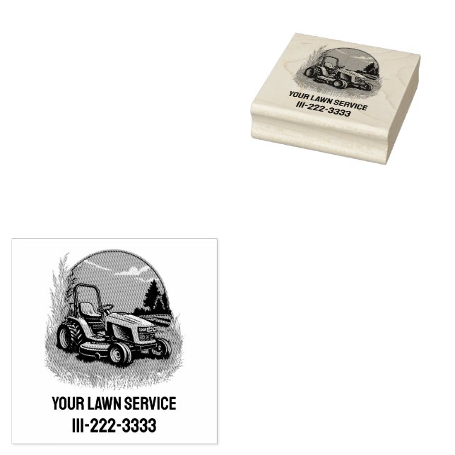 Personalisierte Wäscheservice Landscapingdienste Gummistempel (Stempel)