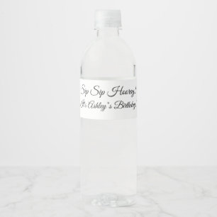 Personalisierte Wasser-Flaschen-Aufkleber