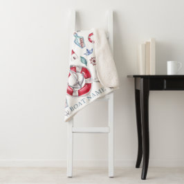 Personalisierte Wasserfarbe Name des Schiffes Sherpadecke