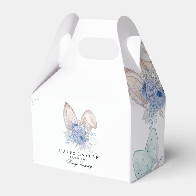 Personalisierte Wasserfarbe Ostern Sonnige Ohren Geschenkschachtel (Vorderseite)