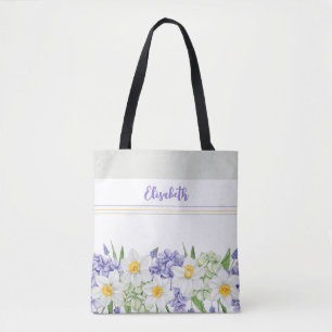 Personalisierte Wasserfarben - Individuelle Name Tasche