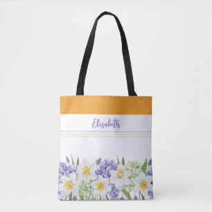 Personalisierte Wasserfarben - Individuelle Name Tasche