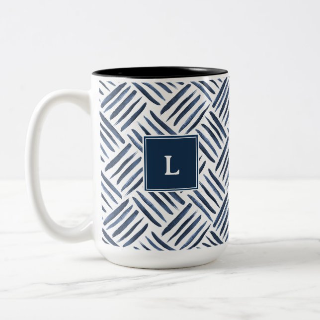 PERSONALISIERTE WASSERFARBENE Tasse (Links)