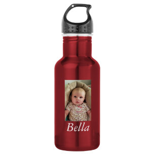 Personalisierte Wasserflasche, Bild hinzufügen!  Edelstahlflasche