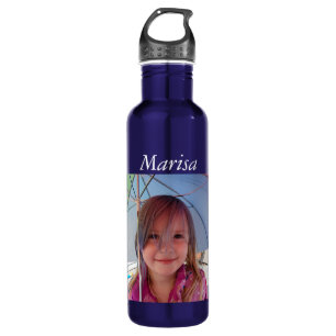 Personalisierte Wasserflasche, Bild hinzufügen! St Edelstahlflasche